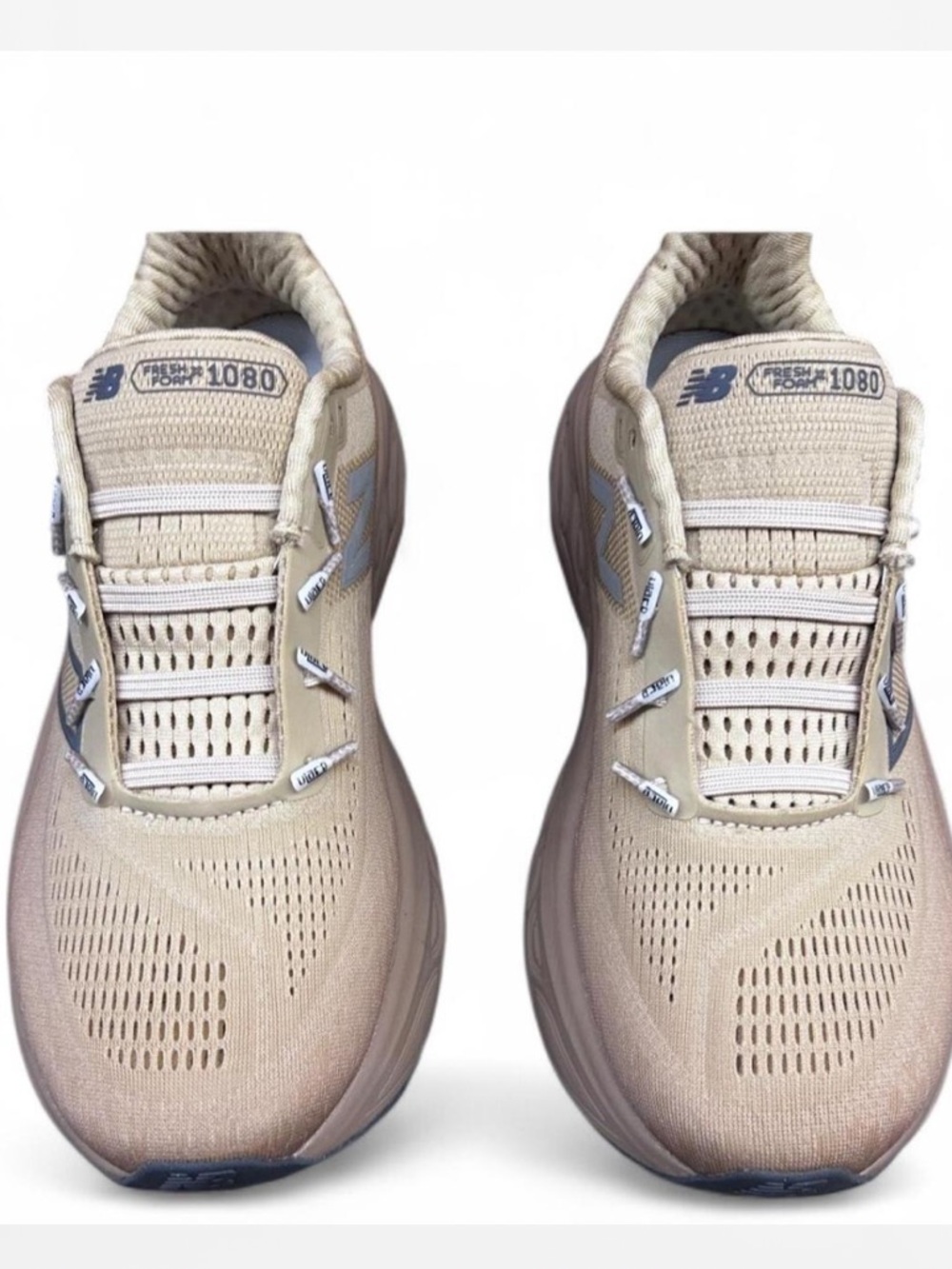 New Balance Beige Fresh Foam 1080 Running Sneakers